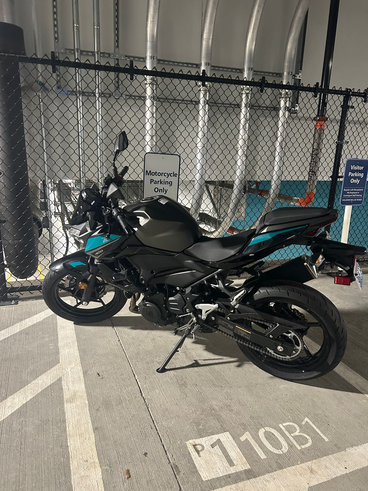 My motorcycle in Washington